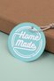 Hand Made Handmade Themed Product Labels Perforated Oval Product Labels Set 60 Pieces - 3