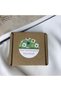 Ready with Love for You Sticker Floral Green Round Matte Sticker 4 cm - 40 Pieces - 2