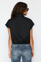 Black Oversize Pocket Detailed Vest TWOSS24YE00037 - 6