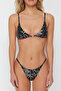 Yılan Desenli Üçgen Kaplı Brazilian Düşük Bel Bikini Takımı TBESS24BT00050 - 4