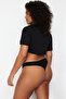 Black 3-Pack Cotton Brazilian Knitted Stretchy Plus Size Panties Tbbaw24Cm00010 - 7