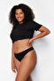 Black 3-Pack Cotton Brazilian Knitted Stretchy Plus Size Panties Tbbaw24Cm00010 - 6