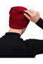 قبعة أساسية للجنسين باللون الأحمر - 5