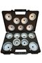15 Pieces Stone Type Oil Filter Removal Key Set Set - 2