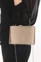 Nude Color Satin Fabric Women's Evening Dress Clutch Portfolio Bag New Season - 3