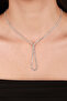 Rio Sparkling Elegant Crystal Embellished Evening Necklace and Earring Set - 2