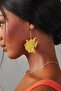 Yellow Floral Nola Earrings - 5