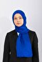 Imported Silky Jacquard Geometric - Cobalt Blue