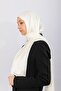 Imported Silky Jacquard Geometric - Ecru - 4