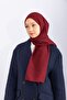 Cotton Shawl - Claret Red - 4