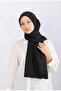 Cotton Shawl - Black - 4