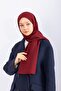 Cotton Shawl - Claret Red
