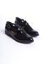 Black Patent Leather Women's Buckle Casual Shoes BG1011-112-0002 - 4