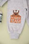 BABY BOY POWER TEAM WRITTEN TWO STRING POLAR CHARGED 9-12-18-24 MONTHS SEASONAL BOTTOM-TOP SET - 6