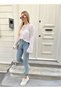 Estonian Blue Snow Wash Mom Boyfriend Jean Women's Power Lycra Collector (New Season) - 2