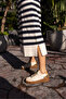 GORDON WOMEN'S BEIGE SKIN LEOPARD GARNISH SNEAKER - 3