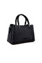 Black Medium Size Women's Logo Daily Handbag - 2