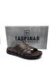 Taşpınar 100% Genuine Leather Orthopedic Men's Summer Comfortable Slippers 40-45 - 5