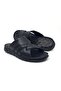 Taşpınar 100% Genuine Leather Orthopedic Men's Summer Comfortable Slippers 40-45