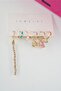 Women's Vip Series Special Design Baguette Zircon Stone 6-Piece Earring Set - 2
