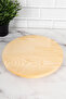 Luxury Serving Presentation Plate with Wooden Rotating Stand Presentation Board 28 cm - 3