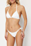 Ekru Üçgen Kaplı Regular Normal Bel Bikini Takımı TBESS24BT00063 - 5