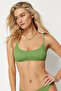 Yeşil Dokulu Bralette Kaplı Bikini Üstü TBESS24BU00041 - 4