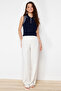 Lacivert Polo Yaka Renk Bloklu Bluz TWOSS24BZ00244 - 6