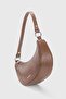 Women's Brown Half Moon Handbag 251 - 2
