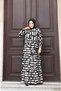 WOMEN'S TESETURY WAIST BELLY WOVEN VISKOSE FABRIC STYLE STONE PATTERNED DRESS