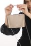 Nude Color Satin Fabric Women's Evening Dress Clutch Portfolio Bag New Season - 6