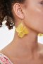 Yellow Floral Nola Earrings - 3