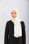 Imported Silky Jacquard Geometric - Ecru - 3