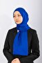 Imported Silky Jacquard Geometric - Cobalt Blue - 2
