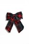 Plaid Patterned Bow Buckle