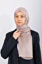 Imported Silky Jacquard Geometric - Tan - 2