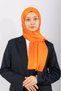Imported Silky Jacquard Geometric - Orange - 3