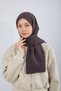 Cotton Shawl - Dark Plum - 3