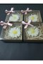 20 Decorated Kraft Boxed Daisy Candles, Wedding Candy, Birth, Circumcision, Baby Shower, Baby Shower - 3