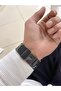 Roman Numeral Steel Mesh Cord Men's Wristwatch - 4