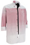 Men's White Hot Pink Pocket Classic Cut Checkered Long Sleeve Shirt