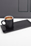 Black Turkish Coffee Cup with Saucer - 2