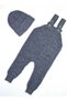 Baby Girl&Boy Pocket Detailed Thessaloniki Knitted Hat with Adjustable Straps - 2