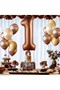 74 Cm Brown Number Age Foil Balloon - 3