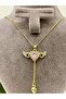 Swinging Wing Heart Gold Chain Necklace (2*3.5cm) - 7