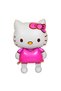 Hello Kitty Balloon Set Age 6 Hello Kitty Cute Cat Concept Pink Figure Birthday Party Balloon Set - 2