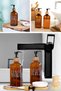 Barns Hand and Dish Soap Dispenser, 500 ml 500 ml Bamboo Tray Kitchen Soap Dispenser Set, Liquid Soap Dispenser
