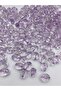 100gr Purple / Lilac Striped Transparent Non-Shaped Model Beads, Bag Making Beads (~40 pieces) - 2