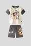 New Season Printed 100% Cotton Unisex Children's Shorts Set