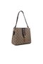 Casual Women's Shoulder Bag with Mink Logo
